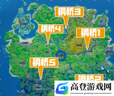 堡垒之夜驾驶摩托艇从不同颜色的钢桥下穿过怎么做