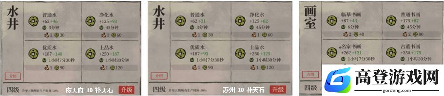 江南百景图建筑升级攻略 下篇