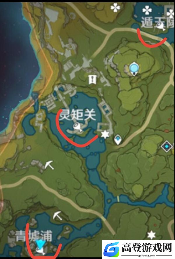 原神遁玉陵宝箱位置 遁玉陵宝箱进水里