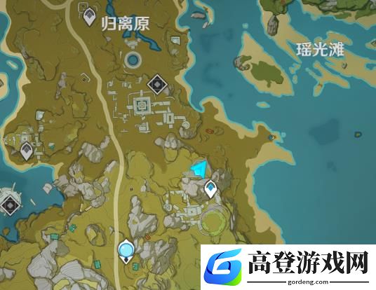 原神宝藏归离圆盘位置分享