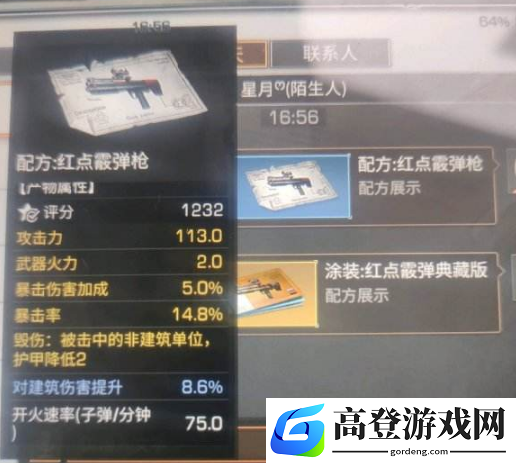 明日之后红点散弹枪怎么样 散弹枪属性强度介绍