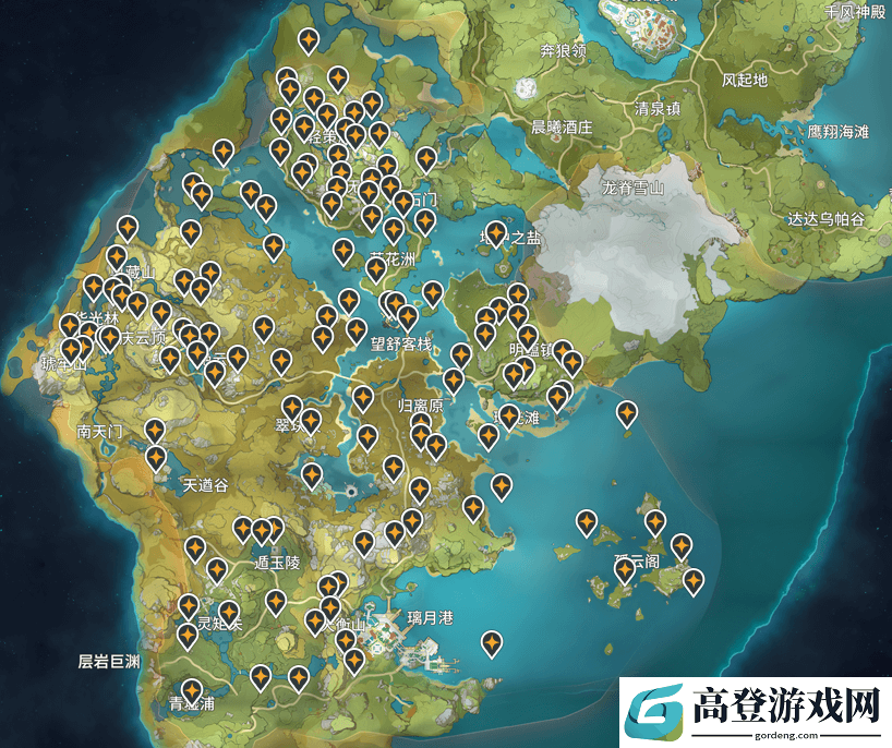 原神岩神瞳一共有多少个 岩神瞳全位置汇总