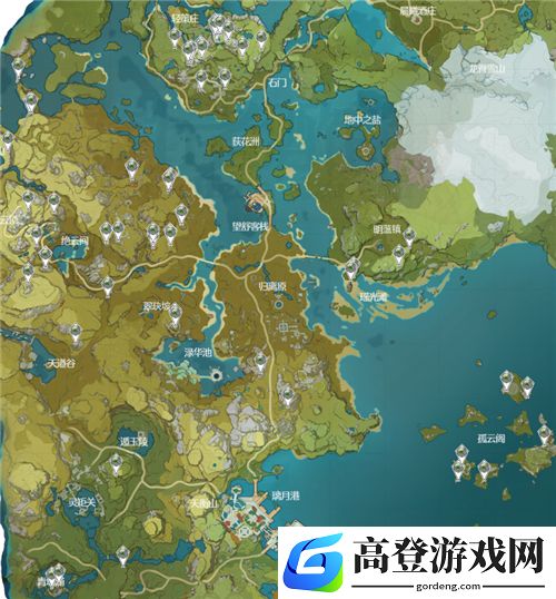 原神璃月区域特产分布图 璃月区域特产攻略