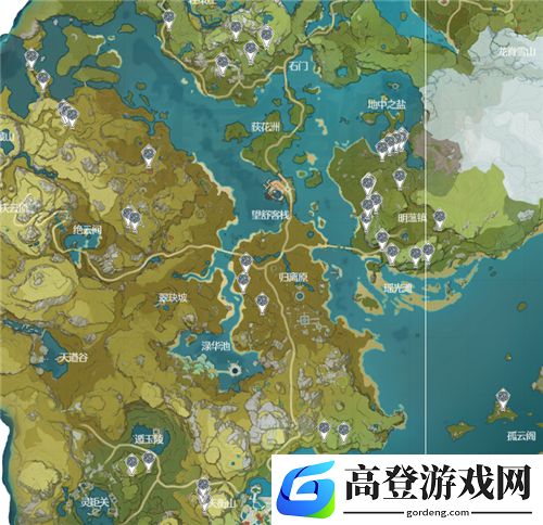原神璃月区域特产分布图 璃月区域特产攻略
