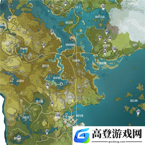 原神璃月区域特产分布图 璃月区域特产攻略