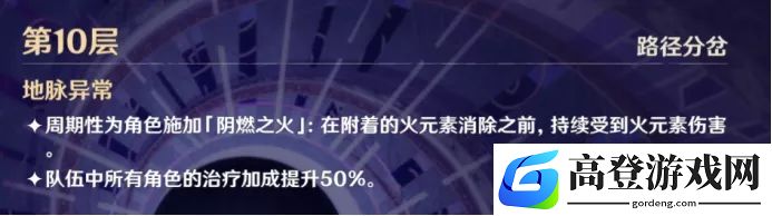 原神深境螺旋第十层怎么打