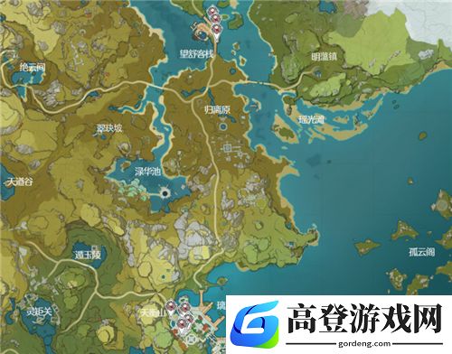原神璃月区域特产分布图 璃月区域特产攻略