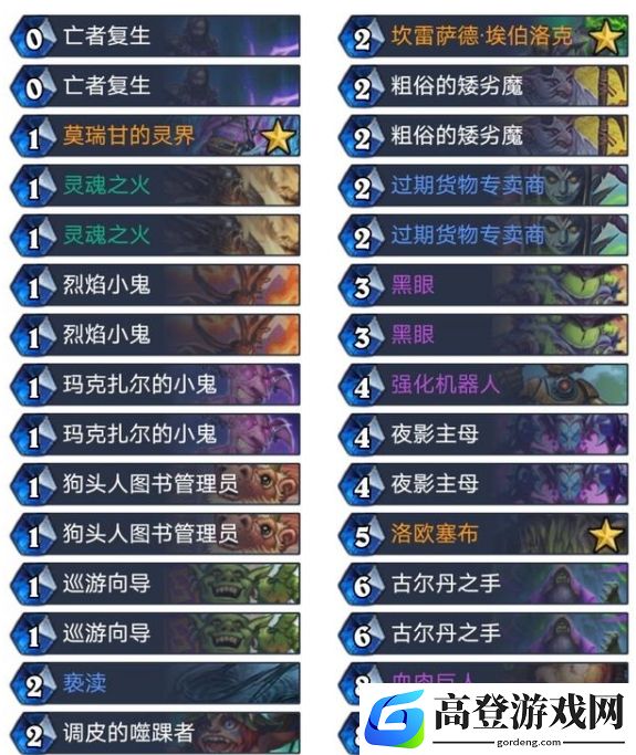 炉石传说通灵学园卡组 通灵学园弃牌术