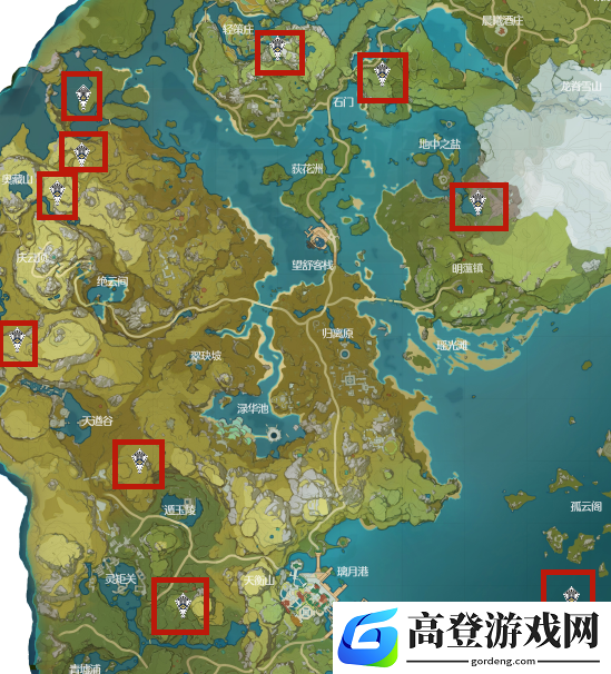 原神地灵龛有多少个 地灵龛位置汇总